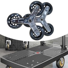 2Pcs Trolley Triangle Wheels Simple Installation Anti Slip for Foldable Cart