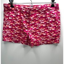 Vineyard Vines Whale Low Rise Chino Shorts Pink Girls 14 Preppy