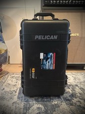 Pelican 1510 Protector Case w/ Padded Divider Insert Black Excellent Cond