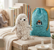Jellycat Plush Toy With White Seal Galumphous Seal Soft Toy