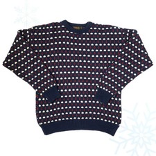 Vintage Eddie Bauer Knit Sweater Large Navy