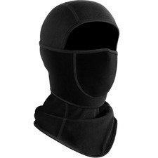 Balaclava Ski Mask, Winter Face Mask for Men Women, Cold One Size, Black 