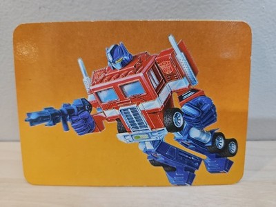 1985 Hasbro Milton Bradley Transformers Optimus Prime Card  #1