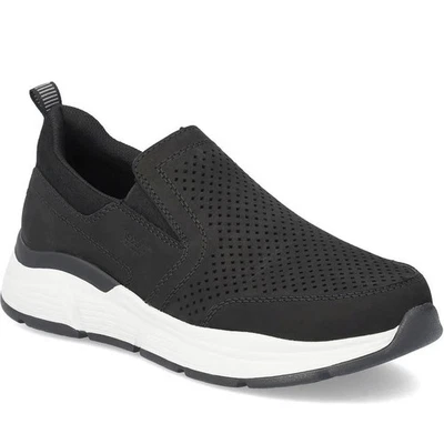 Rieker Herren Schwarze Wildleder Sneaker Freizeit B5062-00 - Bild 1 von 4
