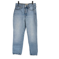 Madewell The Perfect Vintage Jeans Women's 25P High Rise Light Wash Stretch Mom