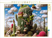 Calvendo Puzzle Cactus Villa With A View | 1000 Pieces, Finished Size 25.2 × 18.