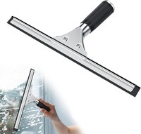 Fensterabzieher Profi, Edelstahl Fensterwischer Mit Gummilippe, Duschabzieher Sc