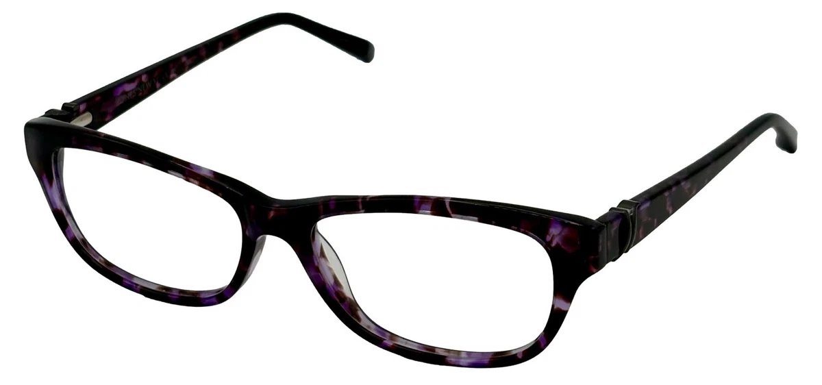JONES NEW YORK Eyeglasses J754-TORT-54 Size 54/15/rectangular BRAND NEW Jones New York Purple Eyeglass Frames for sale | eBay main image 2