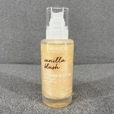 Bubble Beauty Vanilla Blush Shimmer Body Oil Mist Women 6 oz Gold Glow Hydrating