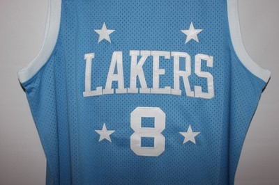 light blue 2004-05 Los Angeles Lakers Kobe Bryant (8) stitched