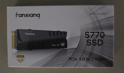 Fanxiang S770 1TB NVMe M.2 7300 MB/s Gen 4x4 SSD 1 TB w/Heatsink