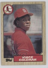 1987 Topps Vince Coleman #590 1oa8