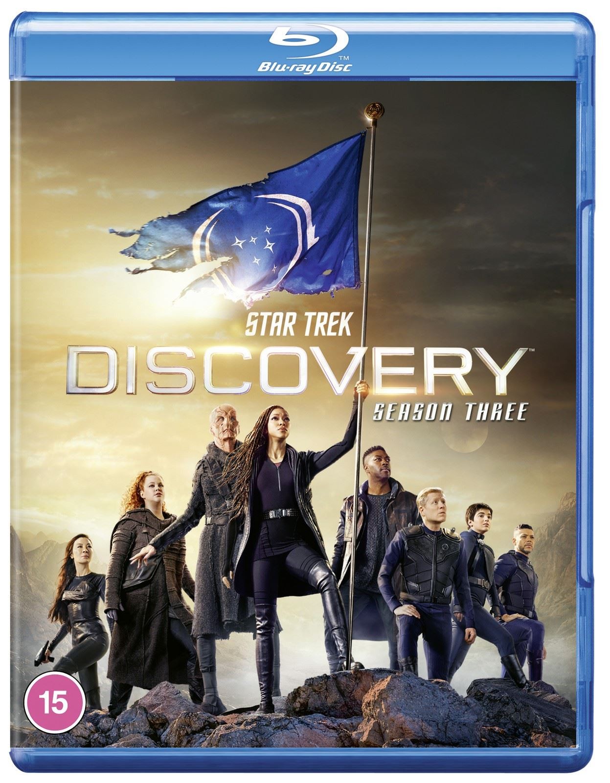 Star Trek Discovery Season Three/3 NEW SEALED BLU RAY CASE DAMAGED/BROKEN - Image 3