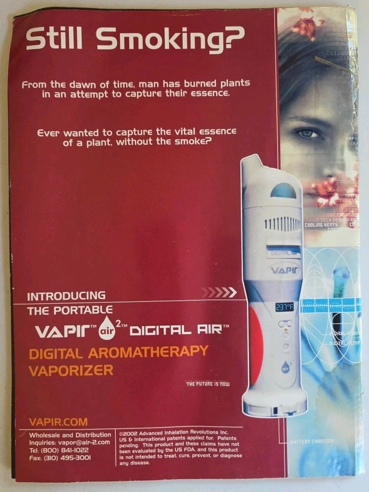 HIGH TIMES MAGAZINE July 2002 SNOOP DOGG Stoney Awards VINTAGE Mag Warren Haynes Foto 2 de 2