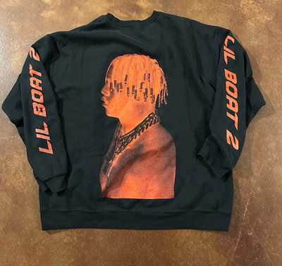 #ad Lil Yachty LB2 Lil Boat 2 Rapper Merch Crewneck Sweatshirt Sweater Men L $35.00