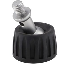 3 PCS Rubber Tripod Feet 3/8 Inch Screw Thread Mount Width 34mm Black