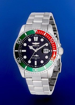 Invicta Pro Diver Men's, 8.5  Wrist, New/Box/3yr Wnty, 43mm, WR 100m, SS(44706)