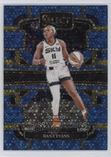 2024 Panini Select WNBA Concourse Light Blue Disco Prizm 1/125 Dana Evans 5b1