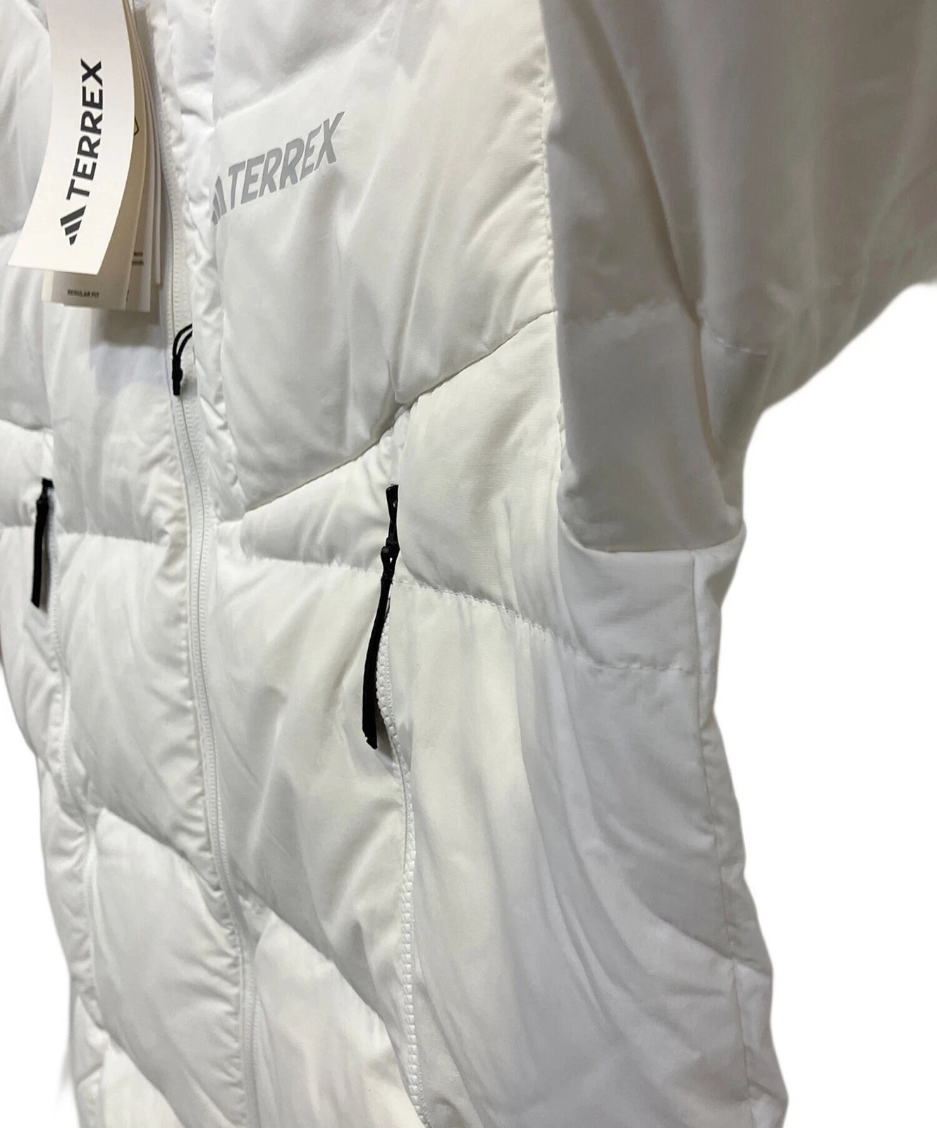 adidas Down Jacket Men's Size L White New - product detail image 7