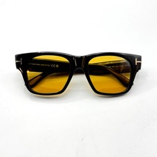Tom Ford Sunglasses Caine-02 TF1280 01E Shiny Black Frame Amber Lens 53-19-145mm
