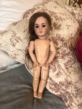 SFBJ ANTIQUE DOLL, 12”/ 32cm FRENCH BISQUE DOLL