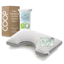 Bed Pillow King Size Adjustable Memory Foam Cut Out Cooling Coop Home Goods Eden