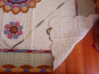 Handmade Royal Rosette  quilt  101"  x   90" — photo 3