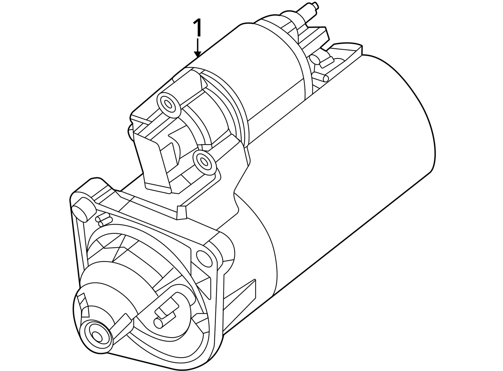 20 21 22 Jeep Wrangler 3.0L Starter Motor 1K OEM LKQ thumbnail 5