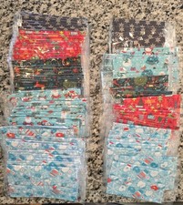 Face Mask Lot Of 79 Holiday Christmas Adult Kids