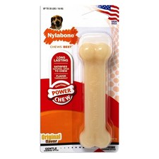 Nylabone DuraChew Original Wolf Size Tough Nylon Dental Bone for 35 lb Dogs
