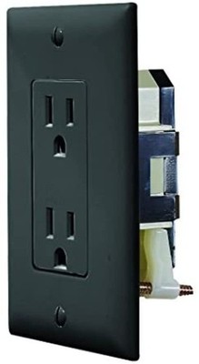 RV Designer AC Self-Contained Dual Outlet with Cover Plate S817 - 15 Amp 125 ...