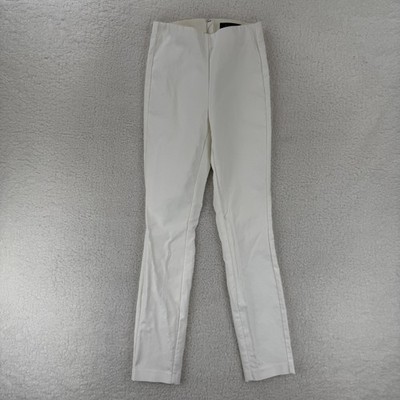 Rag & Bone Pants Womens 00 White Skinny Stretch Dress Ankle Work Trousers USA