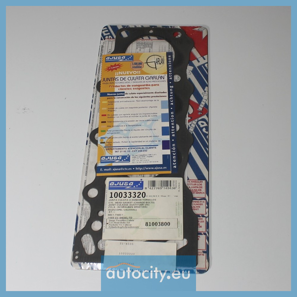 Ajusa 10033320 Gasket, cylinder head