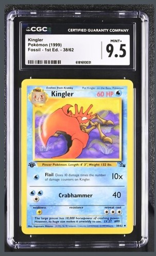 Kingler (1st Edition) graded CGC 9.5 for sale on eBay