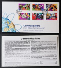 Guernsey Stamps:  Communications  First Day Cover 1997