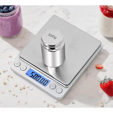 Digital Scale 3000g x 0.1g Jewelry Gold Silver Coin Gram Pocket Size Herb Grain