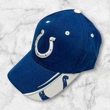 Indianapolis Colts Adjustable Hat Cap Adult OS Official NFL Curved Brim
