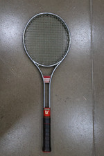 1970s Vintage Wilson T3000 Tennis Racquet Steel Metal Frame