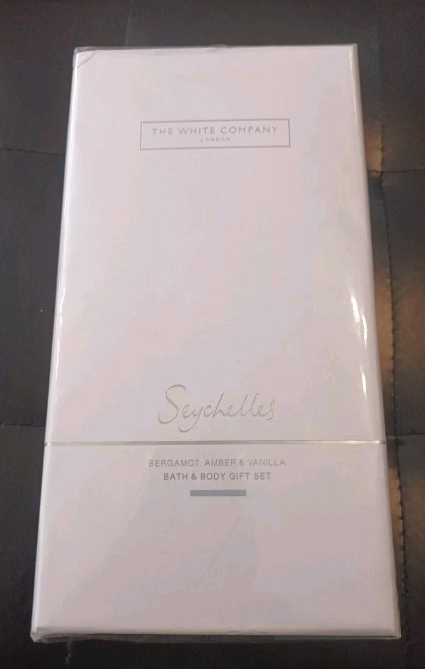 The White Company Seychelles Bath & Body Gift Set NEW & Sealed Lotion