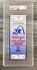 PSA 6 1988 NHL All-Star Game Full Ticket Stub Mario Lemieux MVP Roy Debut L@@K