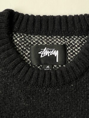 Stussy Mohair Dice Sweater FW21 Black Size Medium | eBay Stussy Mohair Dice Sweater FW21 Black Size Medium | eBay