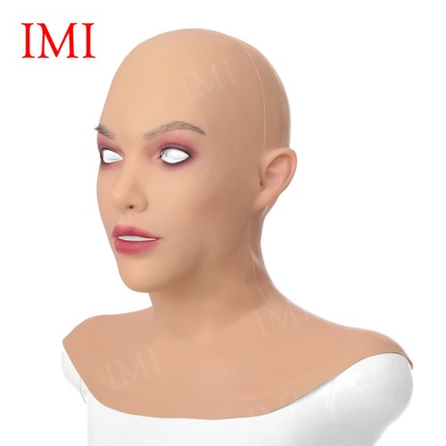 Realistic Silicone Female Mask With Makeup Cosplay Crossdresser Full Face Masks - Picture 7 of 14