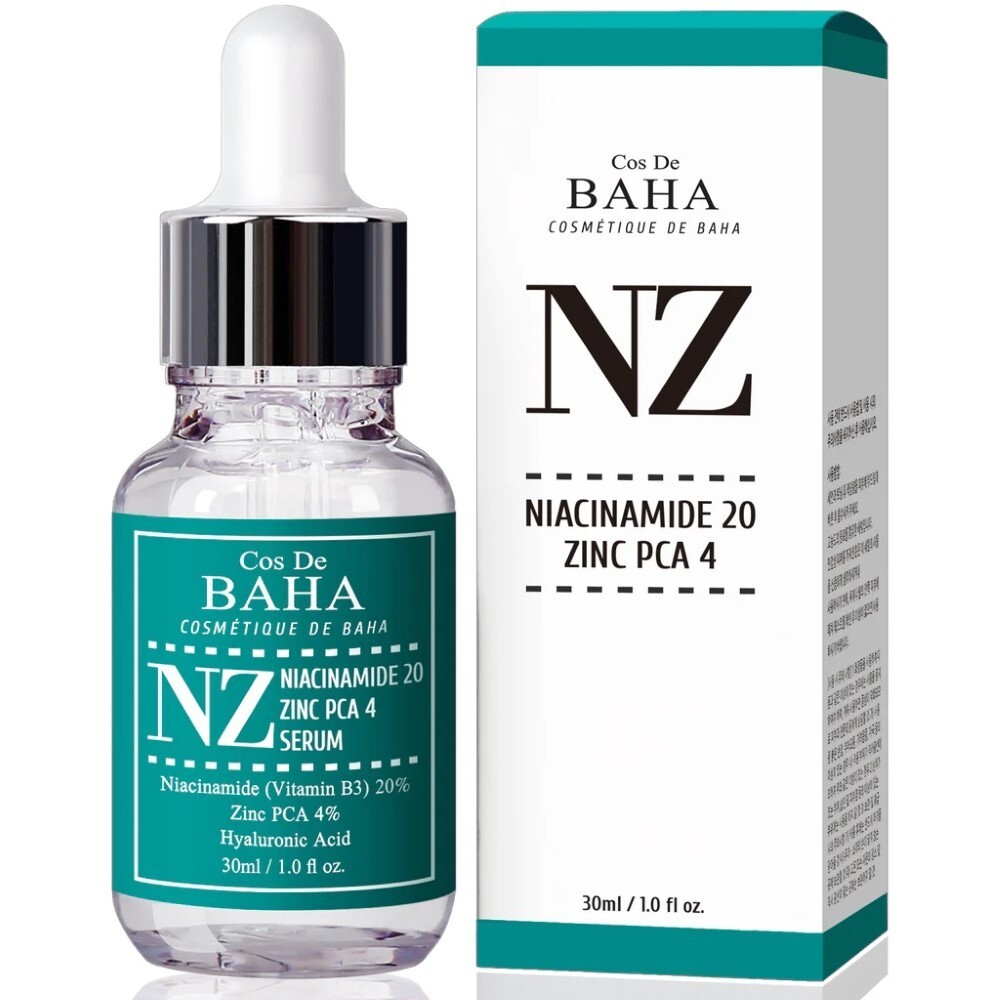 Cos De BAHA NZ Siero con niacinamide 20% e zinco 4%, 30 ml