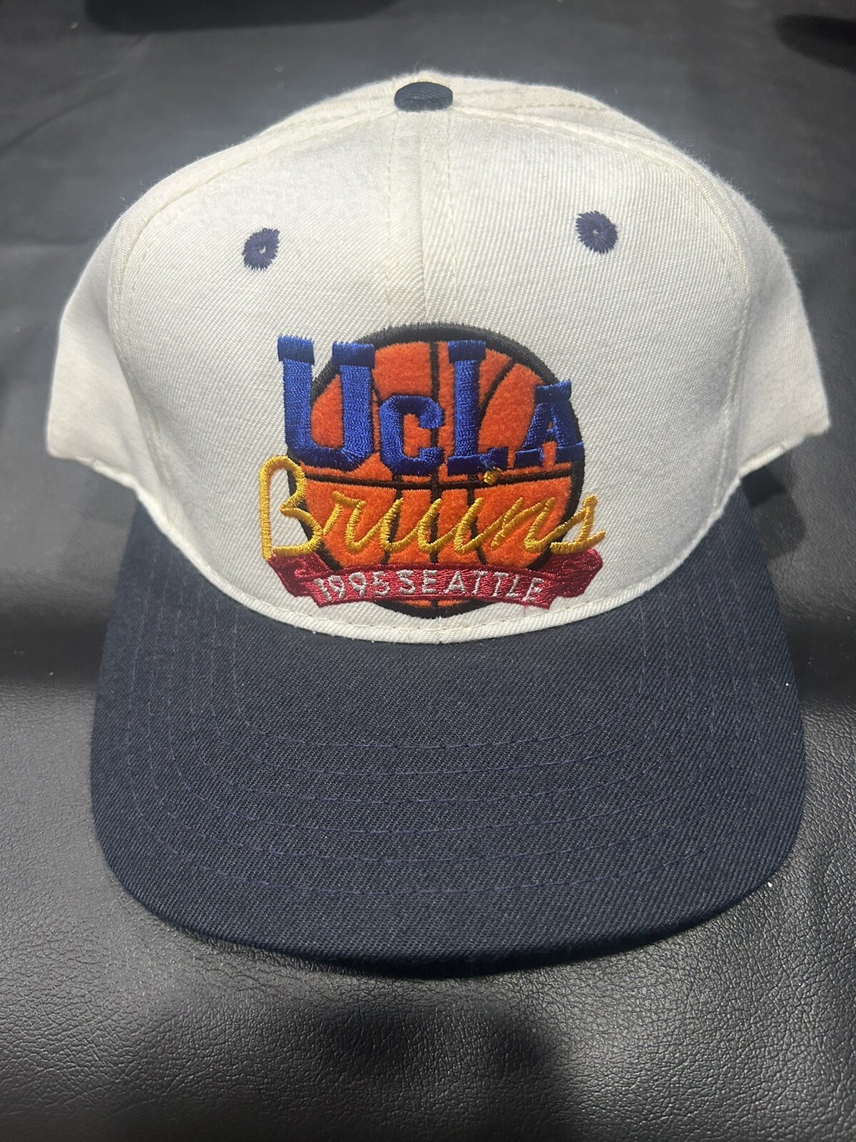 UCLA 1995 Final Four Vintage Snap Back Hat. UCLA Vs Arkansas Razorback. UCLA WIN