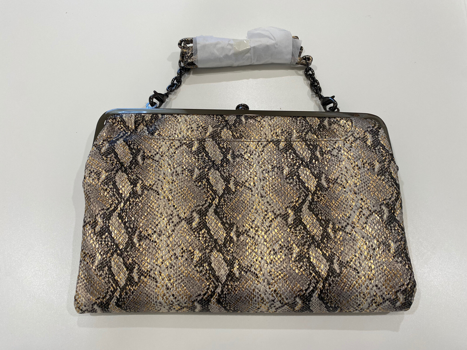 NWT $208 HOBO Glam Snake Leather Leanne Crossbody Handbag Bag SOLD OUT image 8