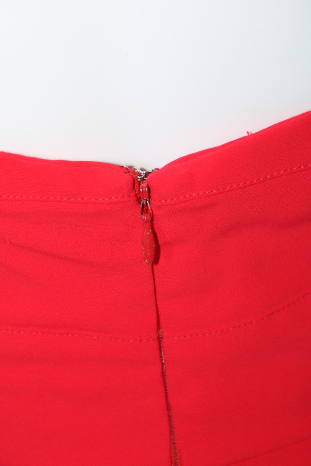 Amanda Uprichard Womens Cherry Halter Sheath Red Size 0 10725452 eBay