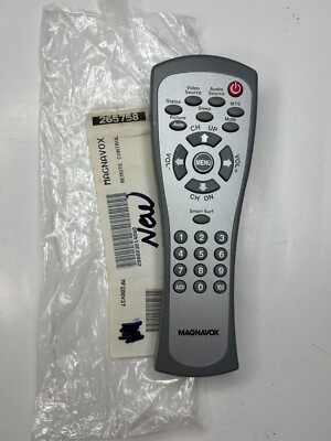Magnavox 098003014080 Remote Control, OEM NOS for 15MF200V, 15MF200V37, E421VO,