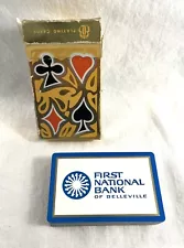Vintage Handout from First National Bank of Belleville IL Playing cards Complete
