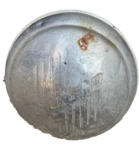 Old Ford Logo 10 Mark Moon/Dog Dish Type Hubcap + Headlight Trim Ring