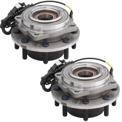4WD Pair Front Wheel Hub Bearings for 2011-2016 F-250 F-350 Super Duty DRW CA